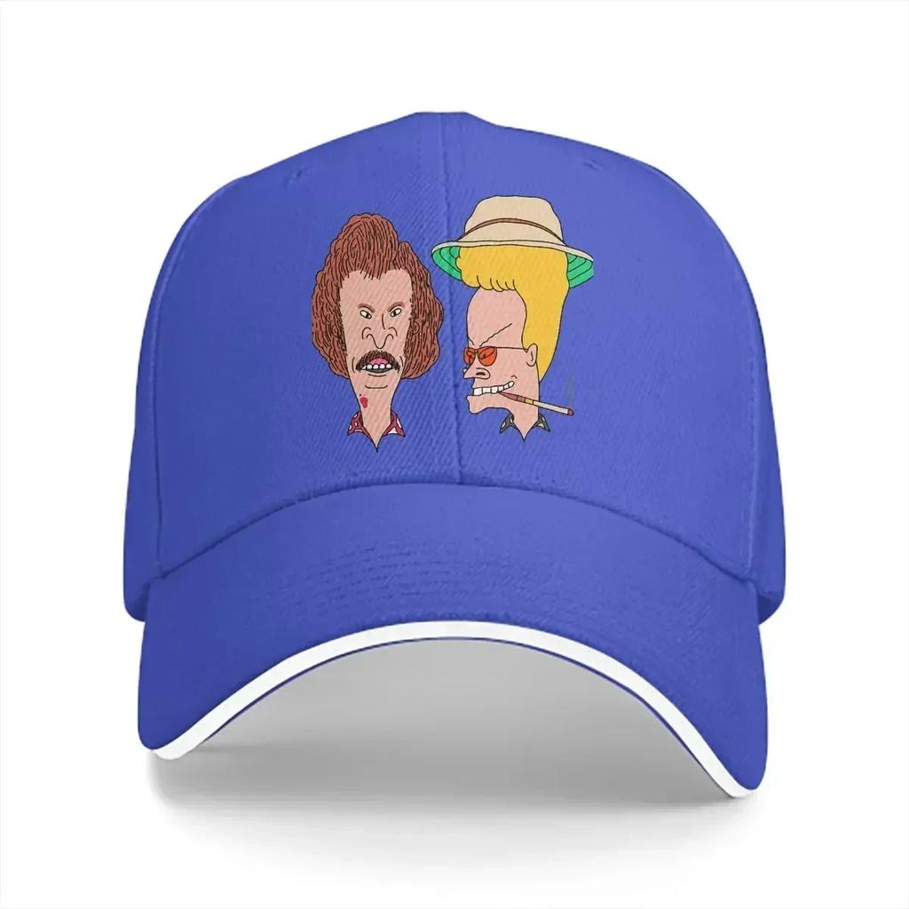 Multicolor Hat Peaked Unisex Cap In the Style of Fear and Loathing in Las Vegas Beavis and Butthead Casual Visor Protection Hats