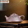 190ml Retro Yixing Purple Clay Teapot Handmade Stone Scoop Pot Raw Ore Azure Mud Tea Maker Kettle Zisha Tea Set Drinkware Craft