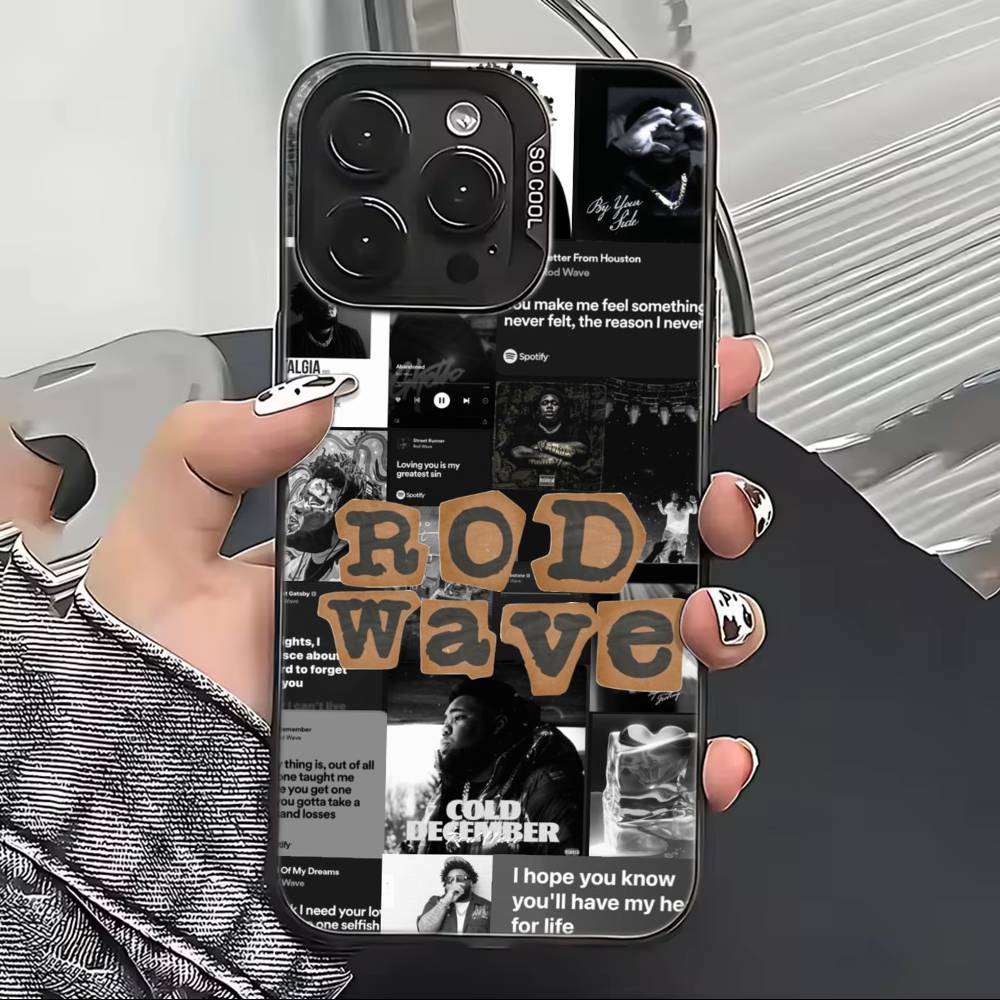 R-Rod wave Rapper Phone Case For iPhone 17,16,15,14,13,12,11 Plus,Pro Max,XS,Colorful Silver Phone case Funda Cover