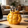 Кружка-подставка для ручек в форме пуховика, 3D-печатный настольный органайзер, креативный держатель для карандашей в виде пальто для кистей для макияжа, декор для домашнего офиса
