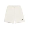 Li Ning China  Series Solid Color Elastic Waist Straight Leg Sports Shorts Men Shorts White AKSS041-1