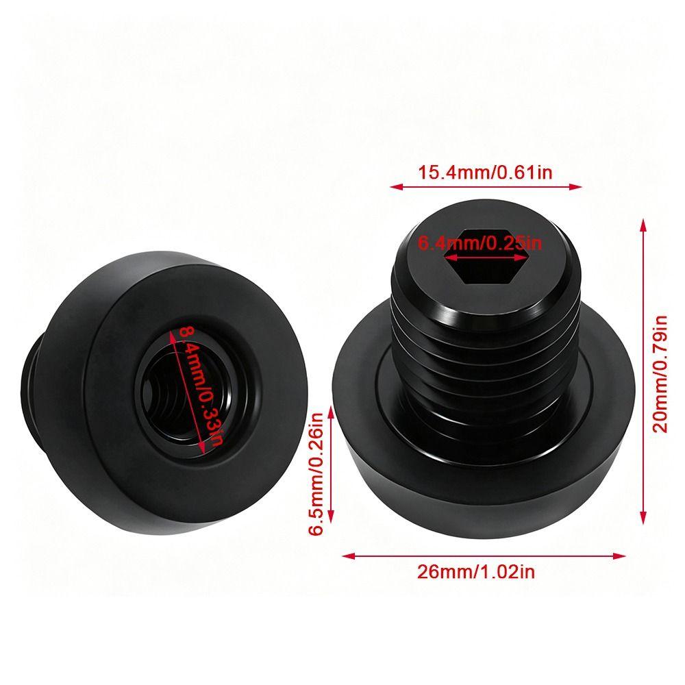 14MM Billiard Cue Rubber Bumper Aluminum Billiard Cue Bottom Cover Pool Cue Maintenance
