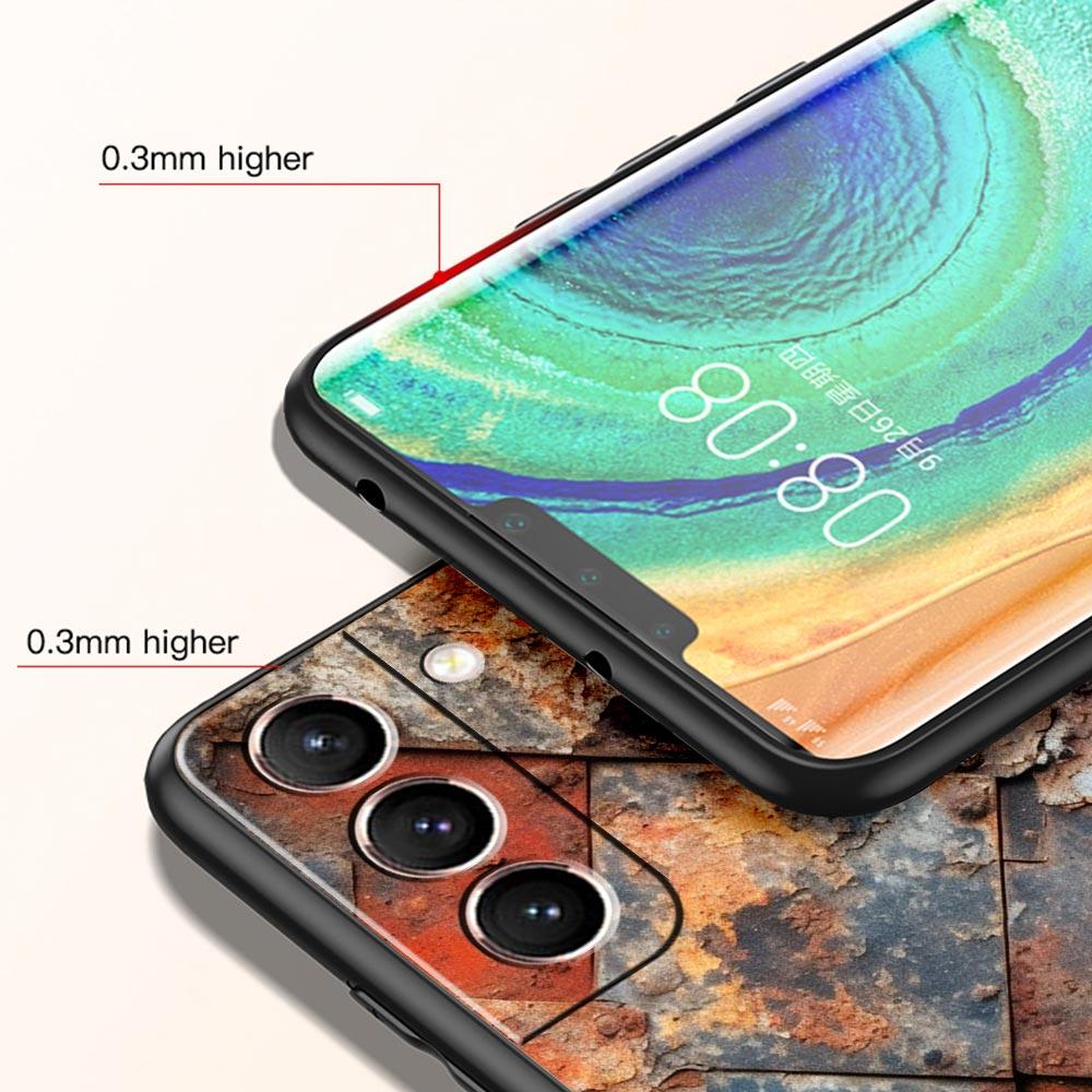 Винтажный индустриальный стиль Ржавый чехол-крышка для телефона для Samsung Galaxy S25 S24 S23 S22 S20 S21 FE Ultra S25Edge S10 Plus 5G Мягкий ТПУ