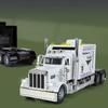1/24 Peterbilt 389 Седельные тягачи Грузовик Сплав Американский Мускул Грузовик Модель Игрушка Литой Металл Звук и Свет Машина Игрушка для Детей Транспортное средство