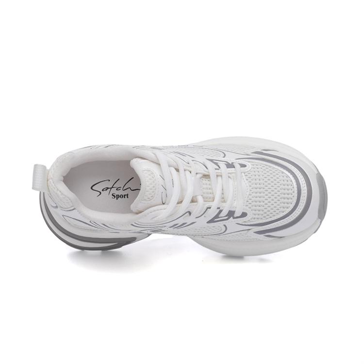College style age reducing dad shoes: summer comfortable and versatile mesh shoes, thick soled women's casual shoes