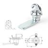 Stainless Steel Instrument Cabinet Lock Keyless Swivel Lock  Furniture Security