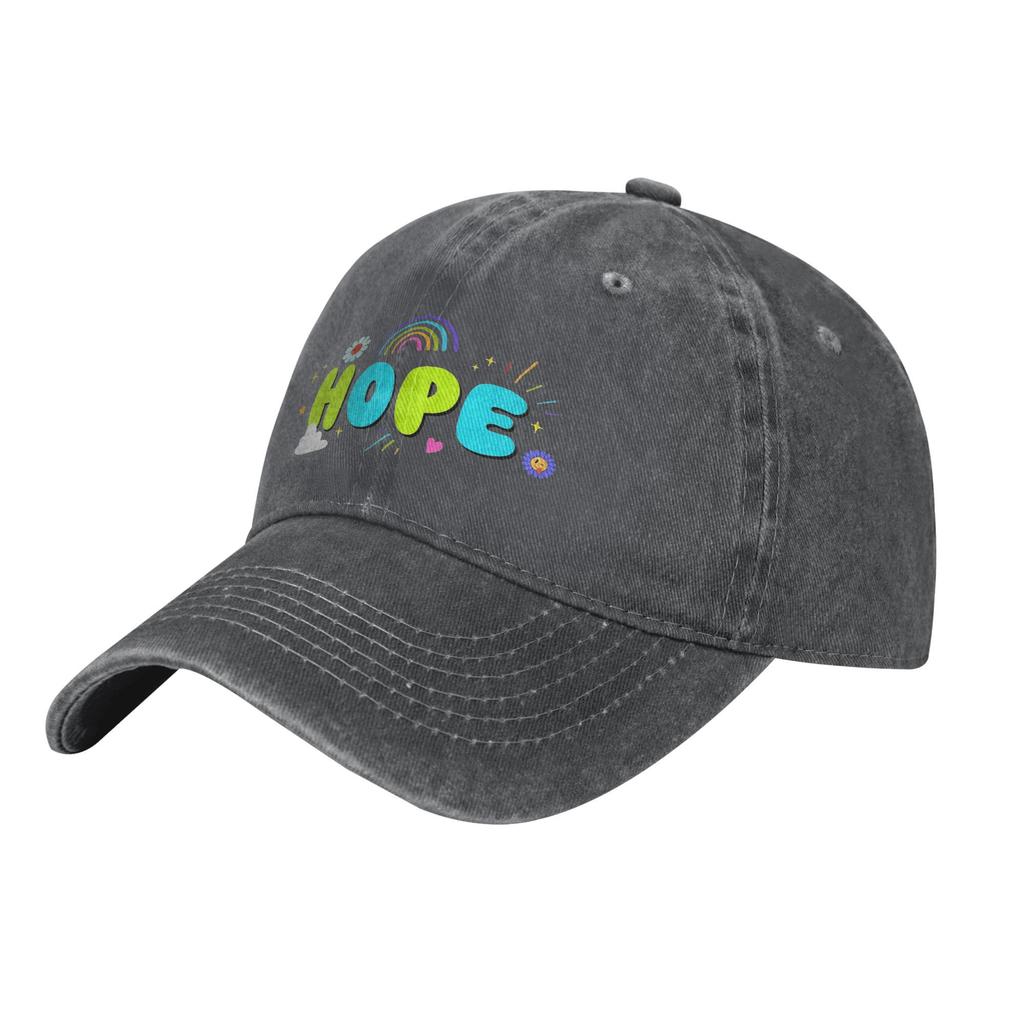 Мода Надежда на сцене J-hope Мировой тур Бейсболки Унисекс Потертый хлопок Головной убор Для активного отдыха Регулируемые кепки