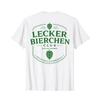 Lecker Bierchen Club Backprint T Shirt vintage Washed streetwear designer clothes Casual Comfortable Breathable Versatile