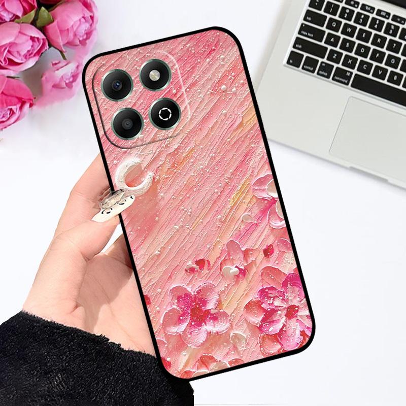 Чехол для Honor X6b JDY-LX1 с цветной печатью, противоударная крышка для телефона для Huawei Honor X6b, чехол-ракушка JDY-LX2, мягкий силиконовый чехол