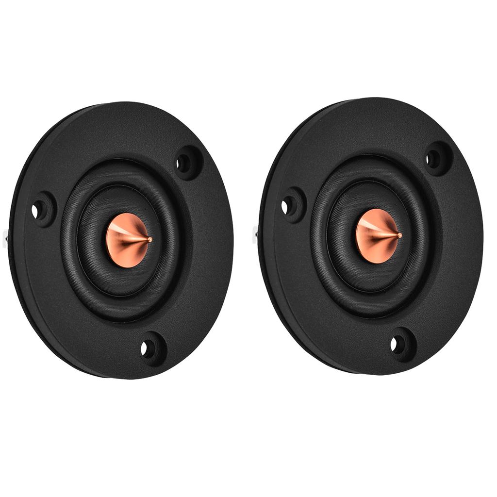 2pcs 2" 4Ohm 4 Ohm 30W Silk Film Dome Tweeter Treble Speaker Car Loudspeakers