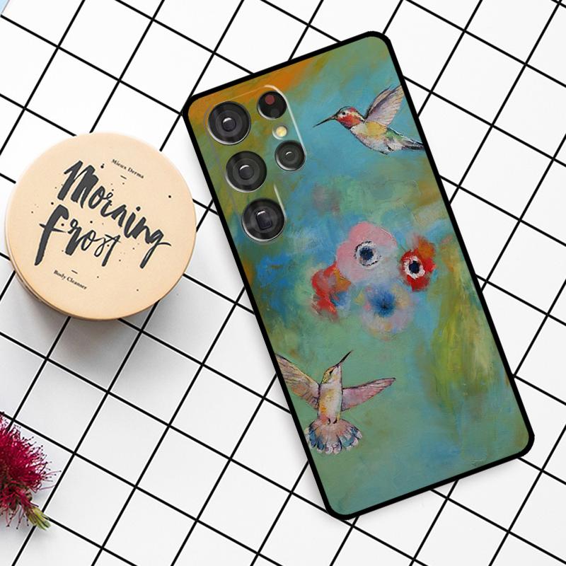 Чехол Колибри для Samsung Galaxy S25 Ultra S23 S22 S21 S20 S24 Ultra S9 S10 Plus S25 FE Чехол для телефона