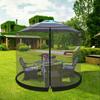 Fine Mesh Patio Umbrella Mosquito Netting Adjustable Mosquito Net Cover  Travel Tent
