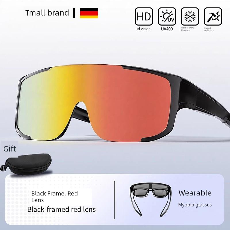 Mountaineering Goggles for Women, Windproof, Can Be Worn over Glasses, Snow Mountain Outdoor Sunglasses, Mountain Climbing and Skiing Sunglasses