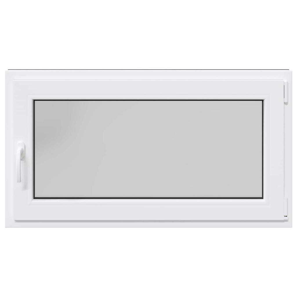 Basement Window RISOR 120 x 60 cm PVC and Glass Anthracite