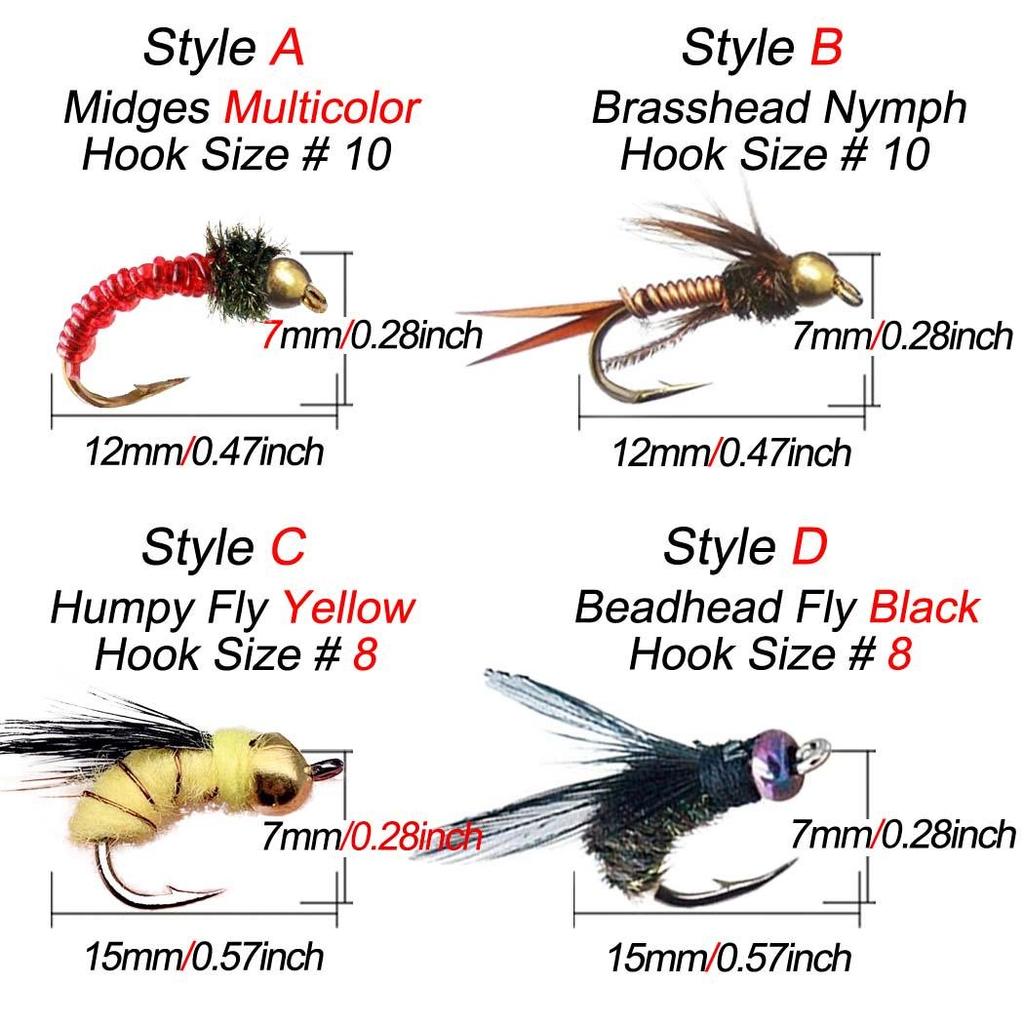 25 шт./кор. латунная головка-бусина, быстро тонущая муха-нимфа, медная приманка для ловли форели John Mayfly Stonefly