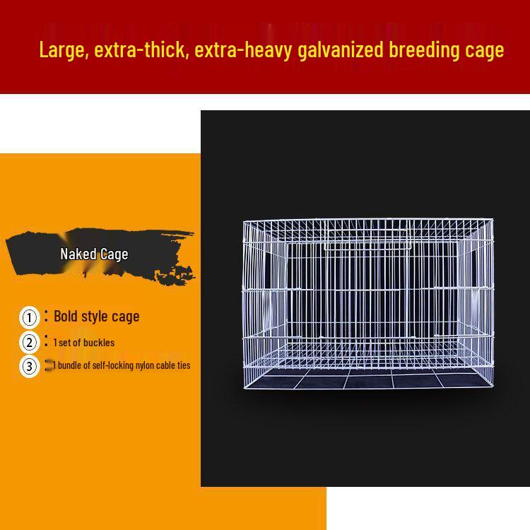 Оцинкованная большая клетка для попугаев и волнистых попугайчиков для разведения и полетов