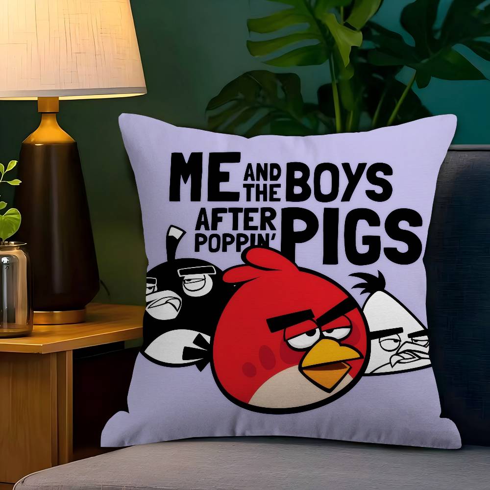Анимация A-A-Angry Birds Мультяшная Наволочка Дюймы Сельский Декор Домашние Подушки-Пледы Для Декора Дивана