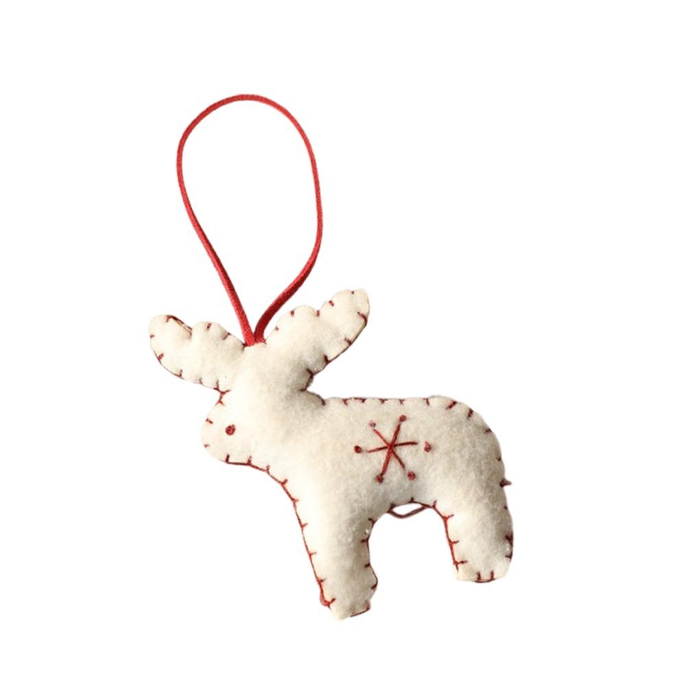 Red White Christmas Hanging Decoration DIY Xmas Tree Embellishment Drop Ornament Home Decoration
