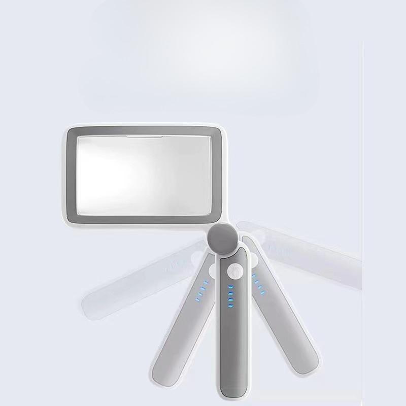 1 шт. Зарядка Высокая мощность Высокое разрешение Ручной Складной Портативный Лупа для чтения для пожилых людей Компоненты для электронного ремонта Мобильный телефон