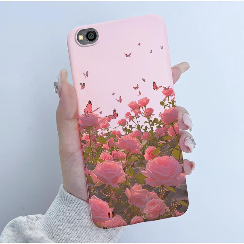 For Xiaomi Redmi Go M1903C3GG Case Fashion Colorful Design Soft Silicone Cover For Redmi Go 5.0" Bumper Matte Phone Case Coque