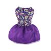 Pet Clothes Halloween Skirt Pumpkin Skull Skirt Factory Mesh Princess Small Dog Teddy