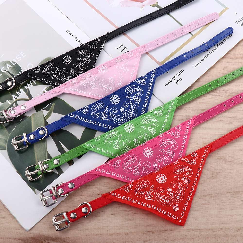 Triangle Bandana Cat Neck Collar Neckerchief Grooming Accessories Dog Collars Pet Supplies Dog Bandana Dog Saliva Towel