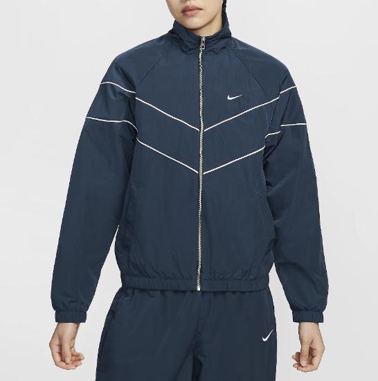 Nike Куртки Пальто Windrunner Женские Armory Морской Синий FV6305-480