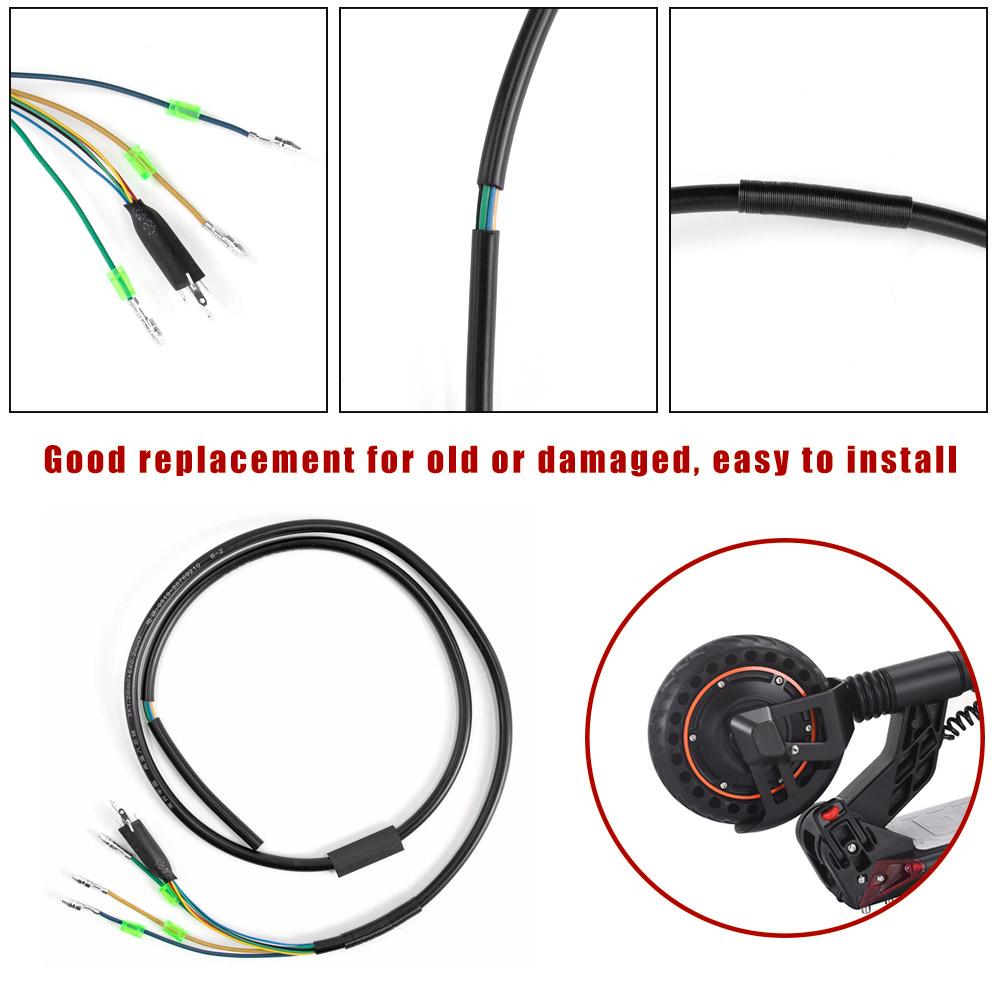 Electric Scooter Engine Motor Cable with 5 Wires Hall Senor Connector for Kugoo M4 / M4 Pro Kickstand Replacement Repair Parts