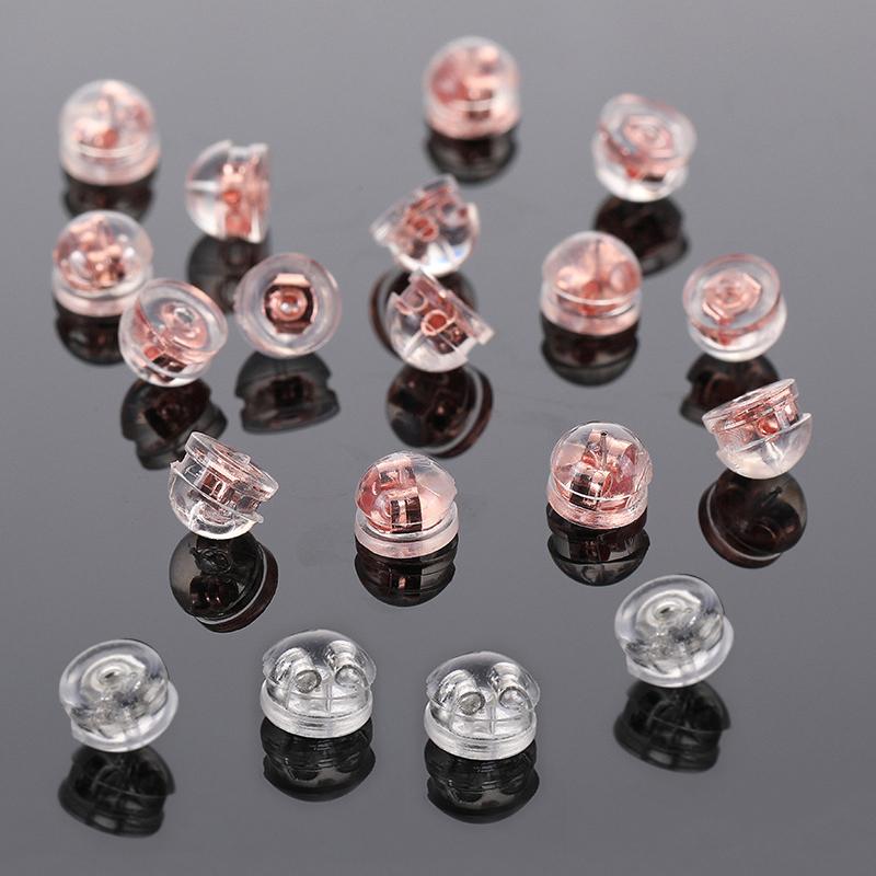 20 шт. набор сережек аксессуары серьги заглушки силиконовые беруши DIY силиконовые анти-потеря противоскользящие украшения