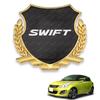 Металлическая эмблема автомобиля Swift Эмблема Swift SWIFT ZC33S/13S/53S/C83S Наклейка Декаль Логотип автомобиля Декоративная наклейка (Серая зеркальная поверхность, Свифт)