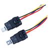 WINGONEER 2Pcs 5Pin 40/30 Amp Waterproof Relay Harness SPDT Relay