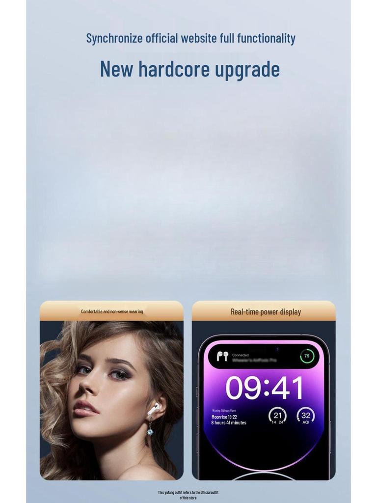 Высококачественные беспроводные Bluetooth-наушники для Apple, Huawei, Vivo, Xiaomi, OPPO – Двусторонние, Цельные, Бесплатная доставка