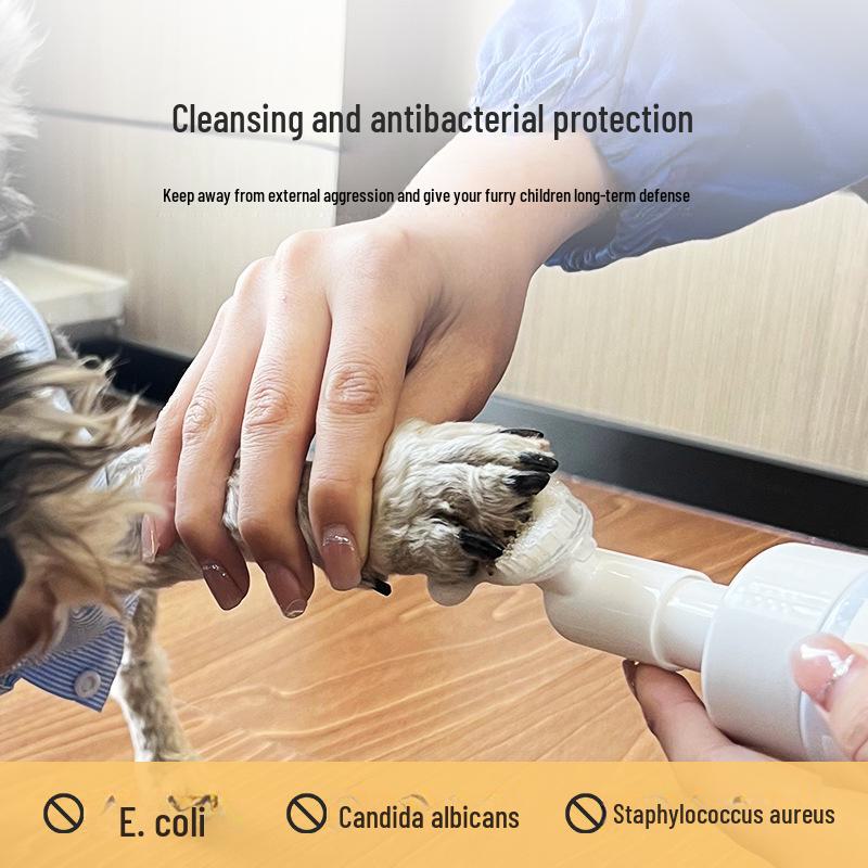 Pet Paw Cleaning Foam - Universal Antibacterial Moisturizing Disposable for Dogs & Cats