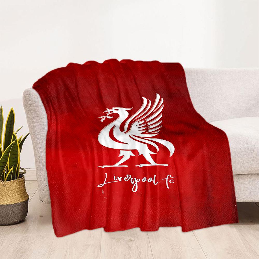 Liverpool Football Club Blanket Soft Warm Cozy Suitable For Couch Bed Office Chair Allseason Use Stylish Decor Perfect Gift For Relatives And Friends