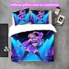 [3pcs Romantic Bedding Set] Kpop Print Duvet Cover, Soft Breathable Bedding Set For Bedroom Guest Room School Dorm Decor