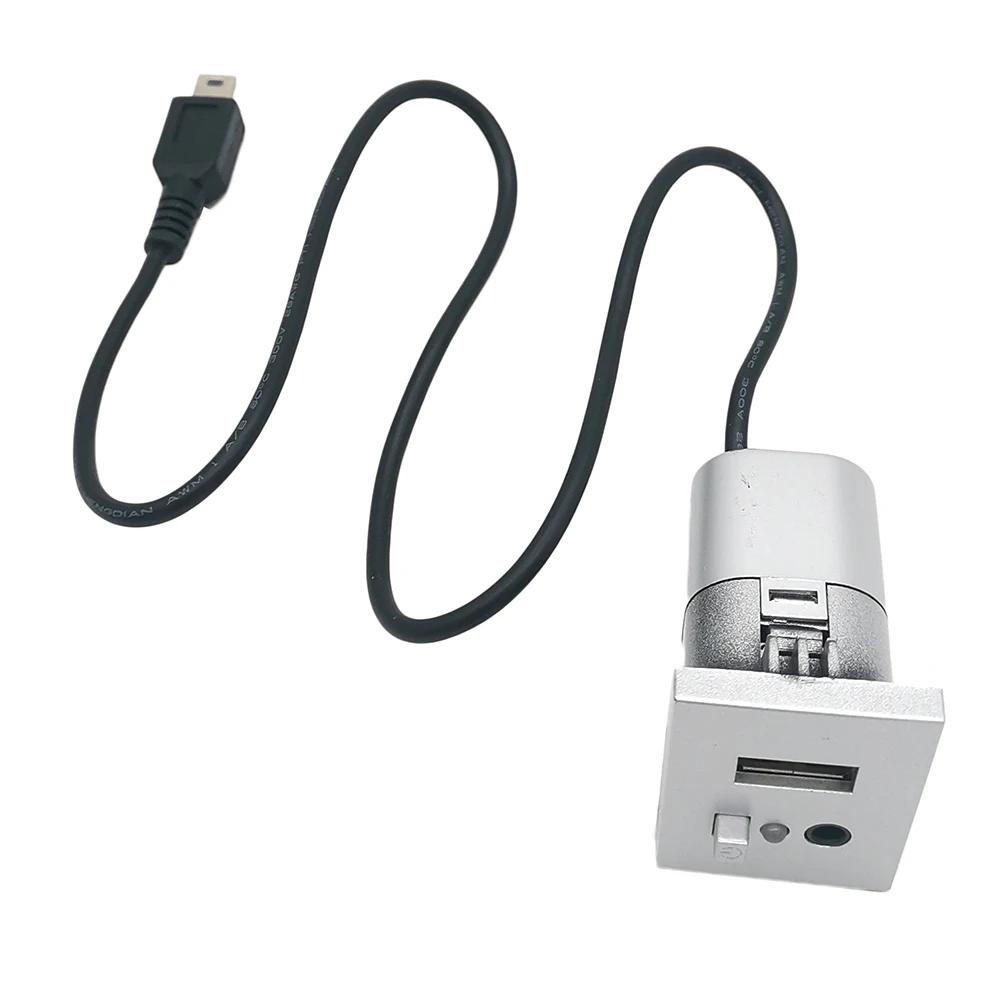 1 шт. автомобильный входной адаптер AUX/USB мини-кабель USB-слот интерфейсный переключатель для Ford Focus 2 mk2 2009 2010 2011 аксессуары