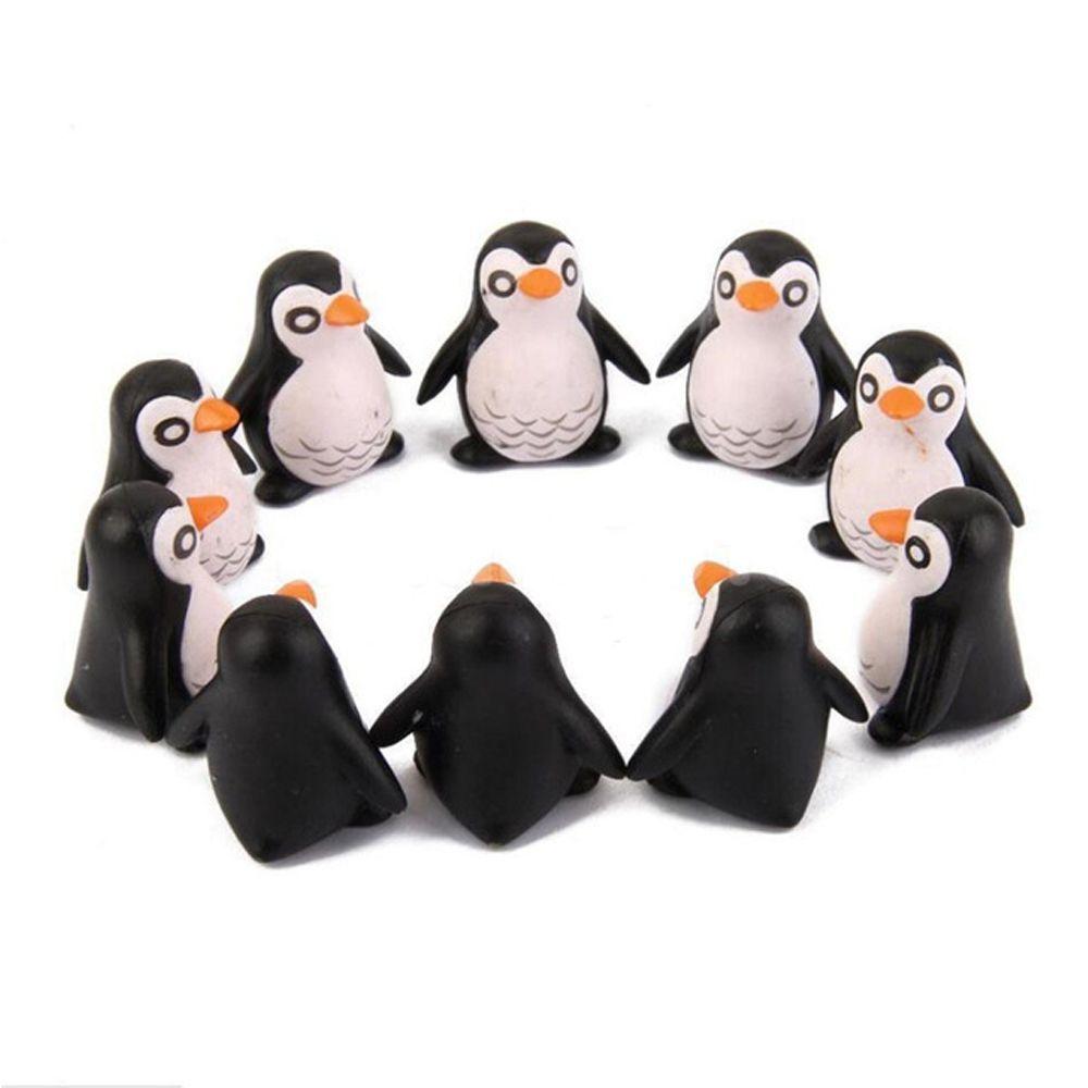 Potted Landscape Resin Penguin Model Garden Figurines Landscape Decoration Micro Landscape