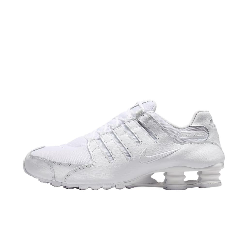 Nike Shox Серия NZ Синтетическая кожа, Текстиль Дышащие Низкие Беговые кроссовки Мужские IQ8263-100