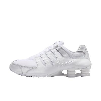 Shox Серия NZ Синтетическая кожа, Текстиль Дышащие Низкие Беговые кроссовки Мужские IQ8263-100