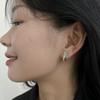 Модные Изысканные Серебряные Серьги-Зажимы для Спирали от Комаров с Кубическим Цирконием Роскошные Персональные Без Прокола для Женщин Модные Украшения