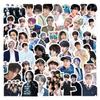 Набор из 55 наклеек BTS Kpop Bangtan Boys Реальные Фото для Ноутбука Бутылки с Водой Чехла Телефона Ежедневника Багажа Скейтборда Мерч Подарки для Фанатов Army