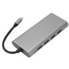 USB C Hub 11 в 1 HD мультимедийный интерфейс VGA PD 5 Гбит/с док-станция для передачи данных для ноутбуков