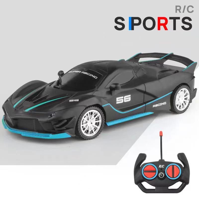 High-Speed Remote Control Drift Car with Lights - Racing Boy Toy Electric Model