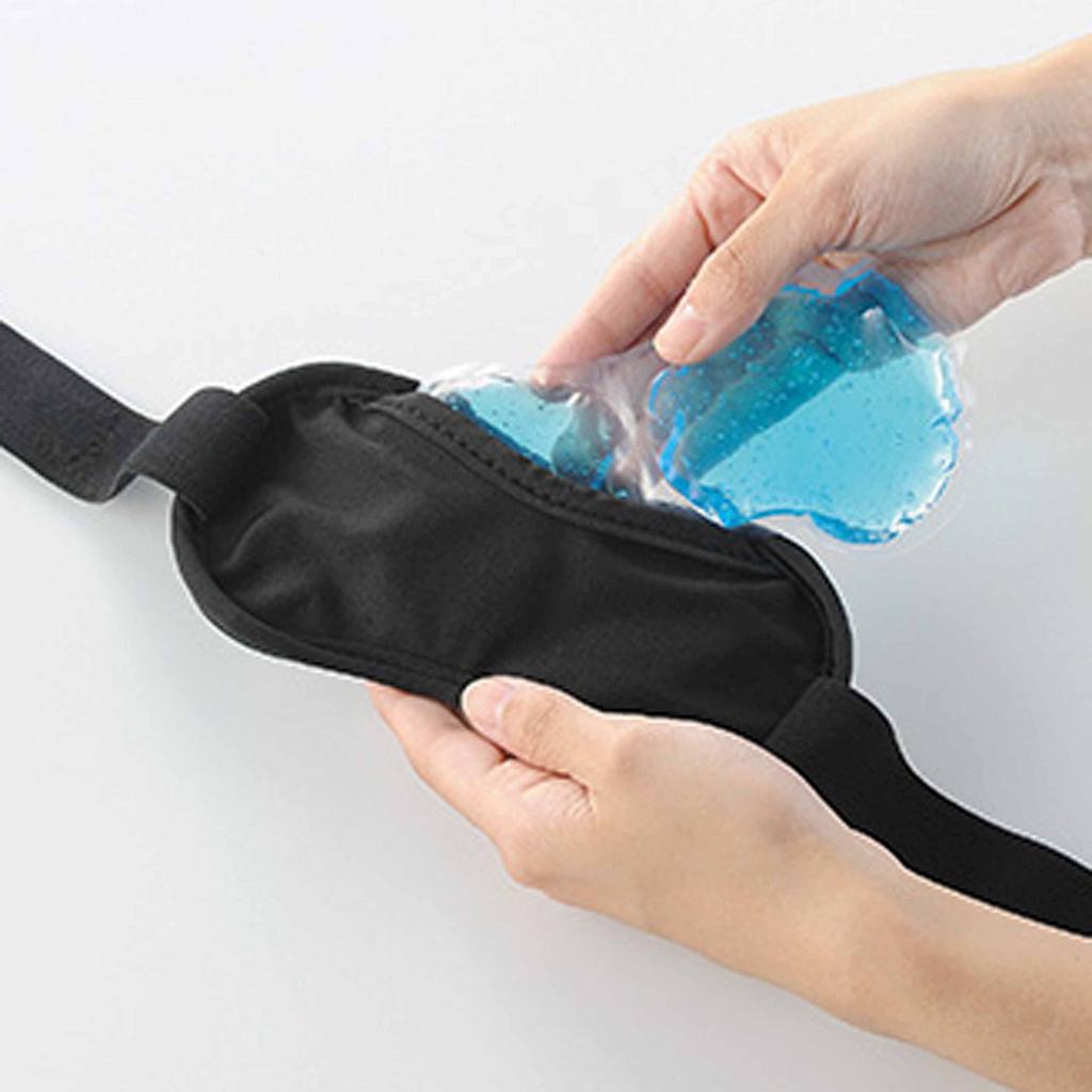 Meigan Nagoya Megane Eye Hot Meo Ice Ice Набор из 2 гелевых масок, & Холодный, (Горячие и Упаковки) 8885-01