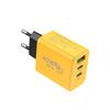 Быстрая зарядка европейского и американского стандарта Dual PD, один порт USB, 5 В, 2 А, зарядная головка для мобильного телефона, подходит для мобильных телефонов Android и Apple A+C