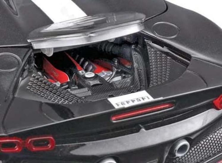 Bburago SIGNATUR SERIES Масштаб Ferrari SF90 Spider Assetto Fiorano Черный Готовое изделие 1/18 (Белая линия)