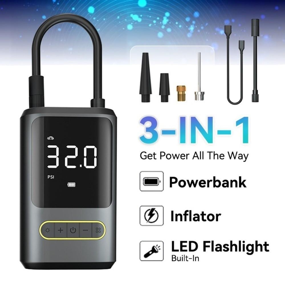 Портативный электрический насос беспроводной насос для накачивания шин многоцелевой воздушный насос