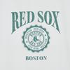 MLB Футболка с опущенными плечами Унисекс Белый 3ATSN0243-43WHS