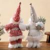 Рождественское festive украшение Санта 11 дюймов Тканевая фигурка Праздничное украшение Для фотосъемки в помещении и тематических вечеринок