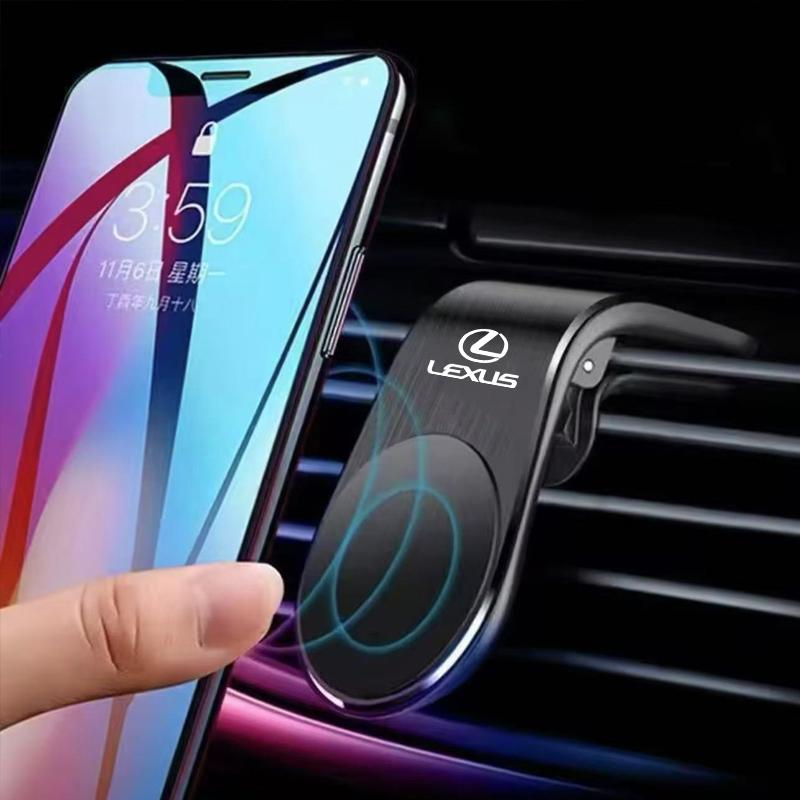Magnetic Phone Holder Car Air Vent GPS Fixed Clip For Lexus F SPORT IS250 IS200 CT200h GS300 LS430 RX450h LX570 IS300 ES30